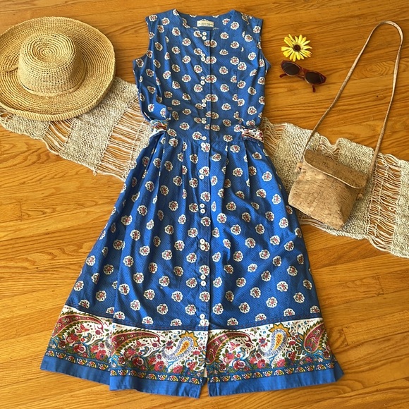 The French Collection Dresses & Skirts - 🌺 The French Collection; Carmel-by-the-Sea, 100% Cotton French Dress; Fits M-L!